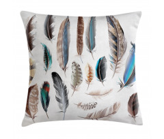 Bird Body Feathers Set Pillow Cover
