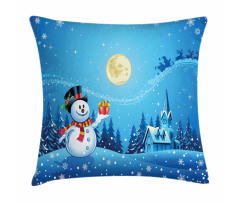 Snowman Sanra Gift Pillow Cover