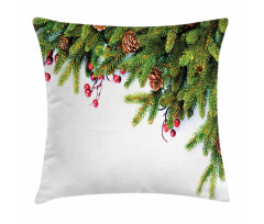Tree Branches Cones Pillow Cover