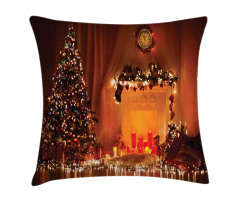 Romantic New Year Pillow Cover