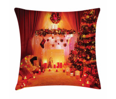 Noel New Years Theme Pillow Cover