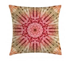 Batik Hippie Red Brown Pillow Cover