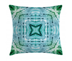 Abstract Teal Pillow Cover