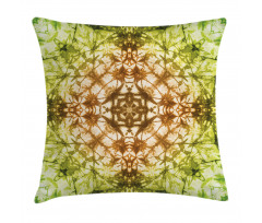 Faded Pleat Fearful Motifs Pillow Cover