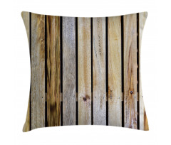 Country Timber Fence Pillow Cover