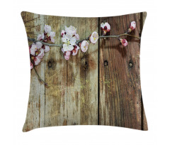 Blooming Spring Flowers Pillow Cover