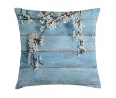 Spring Flowers Branches Pillow Cover