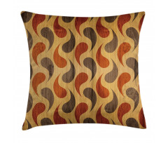 Tiling Wavy Shapes Pillow Cover