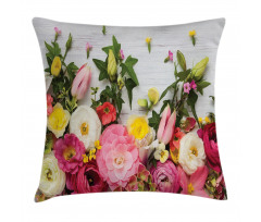 Rustic Home Rose Flowers Pillow Cover