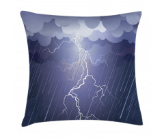 Thunderstorm Dark Clouds Pillow Cover