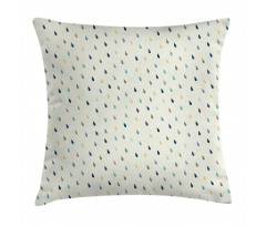 Colorful Droplet Pattern Pillow Cover