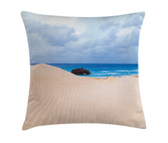 Wreck Boat on the Coast Pillow Cover