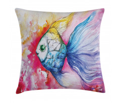 Watercolor Abstract Art Pillow Cover