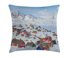 Frozen Winter Design Pillow Cover