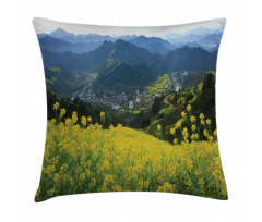 Flower Mountains Pillow Cover