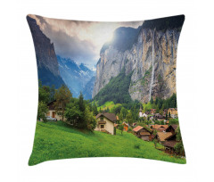 Waterfall Sunlight Pillow Cover