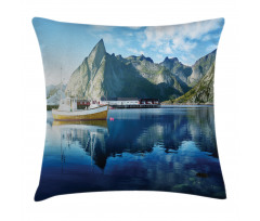 Sunset Lake by Harbor Pillow Cover