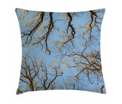 Vibrant Sky with Trees Pillow Cover