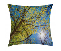 Pastoral Tree Branch Pillow Cover