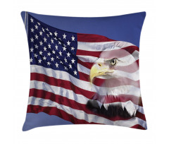 Bless America Flag Pillow Cover
