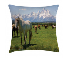 Horses Pillow Cover