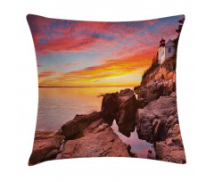 Harbor Sea Shore Sky Pillow Cover