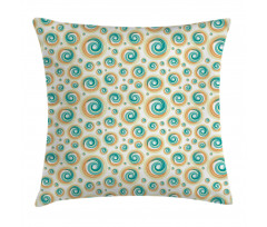 Spiral Circle Tile Pillow Cover