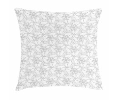 Swirled Blossom Leaves Pillow Cover