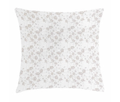 Romantic Home Flowers Pillow Cover