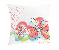 Floral Haze Pillow Cover