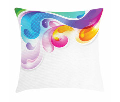 Abstract Paintbrush Pillow Cover