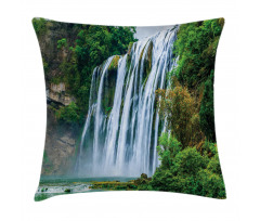 Green Botanic Nature Pillow Cover