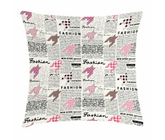 Fashion Magazine Retro Pillow Cover