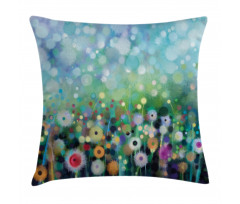 Flying Dandelions Art Pillow Cover