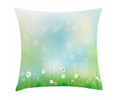 Spring Nature Field Pillow Cover