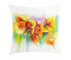 Autumn Flower Bouquet Pillow Cover