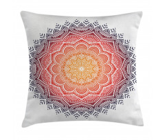 Mandala Orient Heart Pillow Cover