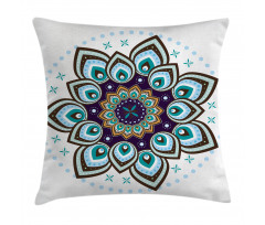 Boho Blooming Flower Pillow Cover