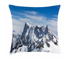 Picturesque Mont Blanc Pillow Cover