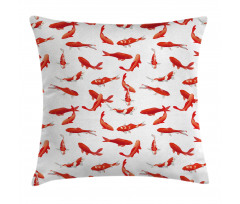 Koi Shoal Marine Pillow Cover