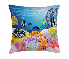 Fish Coral Reefs Pillow Cover