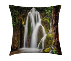 Waterfall Forest Cascade Pillow Cover
