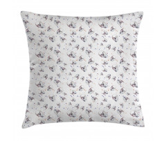 Skull Patterns Grunge Pillow Cover