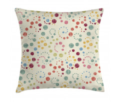 Retro Colorful Art Pillow Cover