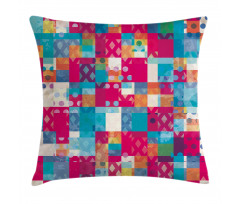 Vibrant Color Dots Pillow Cover
