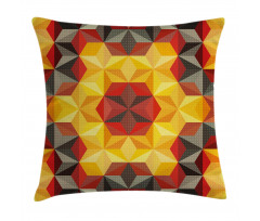 Geometric Fractal Art Pillow Cover