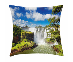 Agentinean Waterfall Pillow Cover