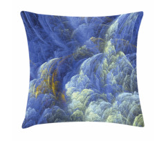 Trippy Blurry Shapes Pillow Cover