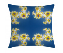 Floral Psychedelic Art Pillow Cover