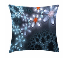 Vibrant Floral Pattern Pillow Cover